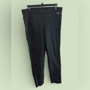 Calvin Klein Power Stretch Slacks Business Casual Pants Medium Women’s Dark Gray